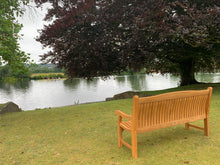 Load image into Gallery viewer, Windsor Memorial Bench 6ft in FSC Certified Teak Wood