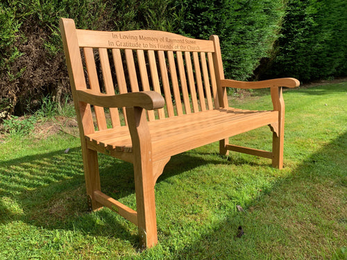 2019-8-7-Warwick bench 4ft in teak wood-5903