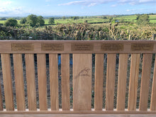 Load image into Gallery viewer, Engraved laminate plaque 150x50mm
