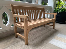 Load image into Gallery viewer, 2019-10-01-Rochester bench 5ft in teak wood