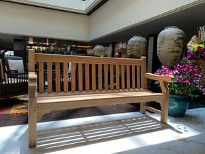 2019-10-01-Winchester bench 6ft in teak wood