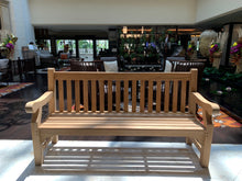 Load image into Gallery viewer, 2019-10-01-Winchester bench 6ft in teak wood