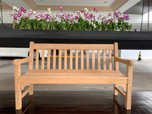 Load image into Gallery viewer, 2019-10-01-Rochester bench 5ft in teak wood