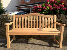 Load image into Gallery viewer, Turnberry Memorial Bench 5ft in FSC Certified Roble wood