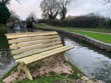 Load image into Gallery viewer, Lilly Memorial Bench 5ft in softwood