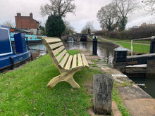 Load image into Gallery viewer, Lilly Memorial Bench 5ft in softwood