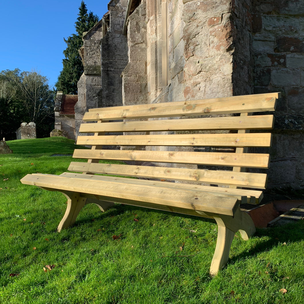 Lilly Memorial Bench 5ft in softwood