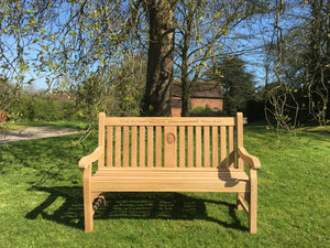 2016-04-19-Kenilworth bench 5ft with central panel in teak wood-4222