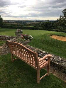 Turnberry Memorial Bench 5ft in FSC Certified Mahogany wood (Free sealer)