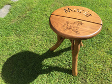 Load image into Gallery viewer, Unicorn carving to wood
