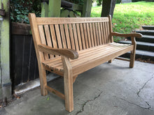 Load image into Gallery viewer, 2017-10-03-Kenilworth bench 6ft in teak wood-5199