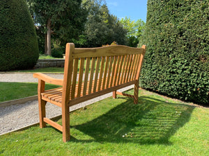 Warwick Memorial Bench 5ft in FSC Certified Teak Wood