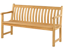 Load image into Gallery viewer, Broadfield Memorial Bench 4ft in FSC Certified Roble wood