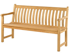 Broadfield Memorial Bench 4ft in FSC Certified Roble wood