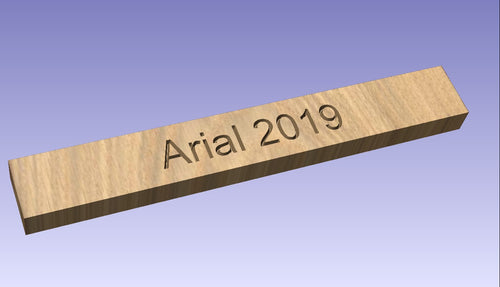 Engraving letter font