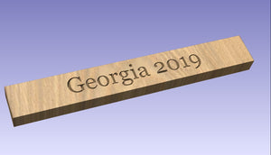 Engraving letter font