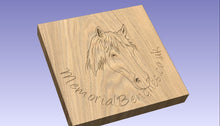 Load image into Gallery viewer, Horse head carving to wood