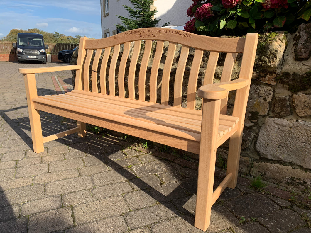 2019-10-9-Turnberry bench 5ft in roble wood-5971