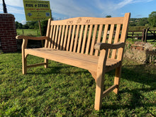 Load image into Gallery viewer, 2019-9-4-Warwick bench 5ft in teak wood-5938