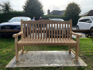 2019-10-16-Warwick bench 5ft in teak wood-5972