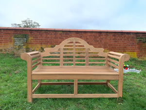 2019-10-15-Lutyens bench 5ft in teak wood-5954