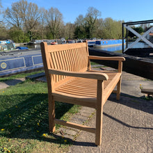 Load image into Gallery viewer, Scarborough Memorial Bench 4ft In teak wood