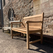 Load image into Gallery viewer, Scarborough Memorial Bench 4ft In teak wood