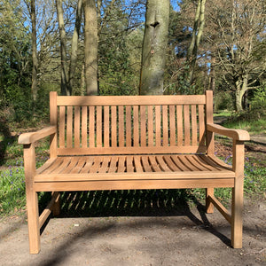 Scarborough Memorial Bench 4ft In teak wood