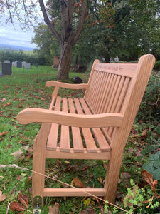 2019-10-16-Kenilworth bench 5ft in teak wood-5969