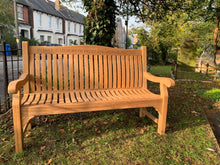 Load image into Gallery viewer, 2019-10-31-Windsor bench 5ft in teak wood-5988