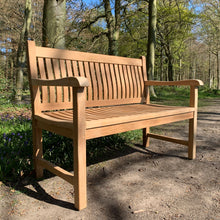 Load image into Gallery viewer, Scarborough Memorial Bench 4ft In teak wood