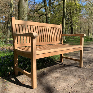 Scarborough Memorial Bench 4ft In teak wood