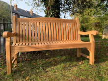 Load image into Gallery viewer, 2019-10-31-Windsor bench 5ft in teak wood-5988
