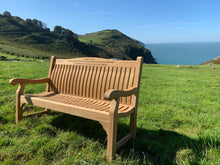 Load image into Gallery viewer, 2019-9-18-Windsor bench 5ft in teak wood-5959