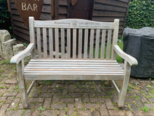Load image into Gallery viewer, 2019-9-13-Warwick bench 4ft in teak wood-5239