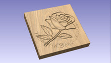 Load image into Gallery viewer, Rose 1 carving to wood