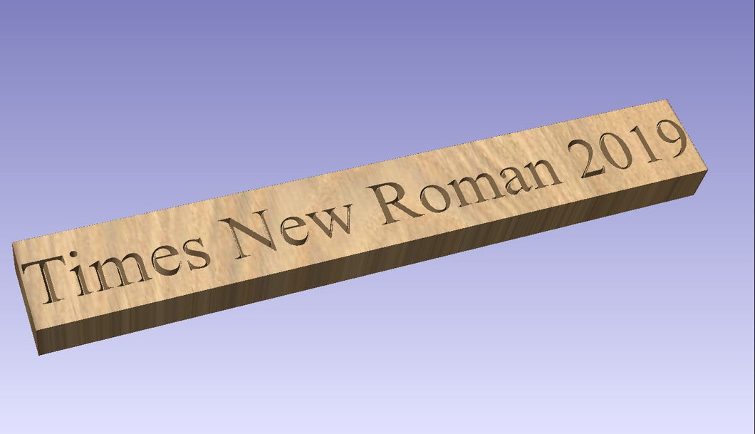 Engraving letter font