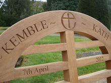 Load image into Gallery viewer, Lutyens Memorial Bench 5ft in Teak Wood